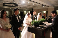한노총, 인천 근로자 3쌍 결혼식 올려줘