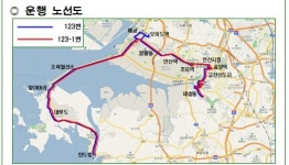 안산시, 대부도~안산 도심 직행버스 신설…123-1 계통분리