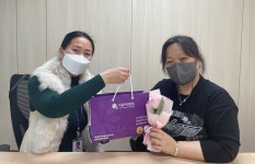 서울여성병원, 장미꽃 증정 행사