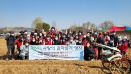 소외이웃에 전할 감자야, 무럭무럭 자라렴