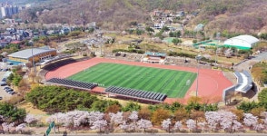 과천시, 관문체육공원 축구장 새 단장