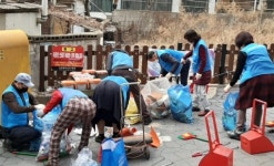 신현원창동, 청결 골목 만들기 대청소 실시