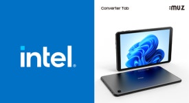 MS 공식파트너사 아이뮤즈, 컨버터탭 태블릿PC 원목 스탠드 사은품 증정