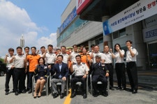 이상일 용인시장 용인소방서 격려 방문