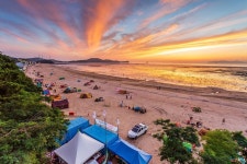 안산시, 낙조 명소 안산 대부도 방아머리해변서 10월까지 선셋콘서트
