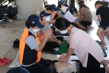 고양소방서, 삼송1동 솔바람 축제장서 소방안전 체험 홍보
