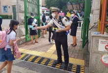 부천오정경찰서, 안전한 등굣길 만들기 캠페인 실시