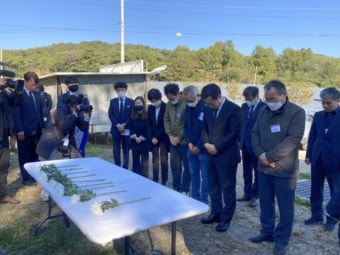 선감학원 찾은 첫 경기지사, 억울한 원혼에 고개 숙이다