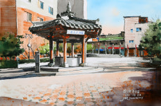 [김재열의 풍경드로잉] 용동(龍洞) 큰우물 (인천시민속문화재 2호)