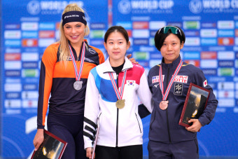 의정부시청 김민선, 국제빙상경기연맹(ISU) 스피드스케이팅 월드컵 500ｍ 첫 우승…이상화 이후 7년만의 금메달