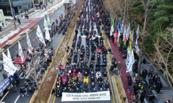 화물연대 조합원, 의왕 ICD서 대규모 집회