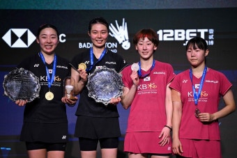 배드민턴 김소영-공희용, 2023 전영오픈 여자복식 우승...안세영은 여자단식 금메달