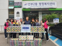 한울에프앤에스 홈플러스안산선부점 | 안산 한울타리 봉사단, 안산시 선부2동에 라면 60박스 기탁