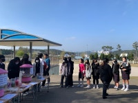 안산 대부중학교 학생자치회, 솜사탕 판매 수익금 사회복지법인 한림화상재단 전달