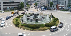 사고 다발 숭의로터리 재단장, 분수대 살리고 안전성 높인다