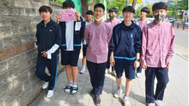같이가치 꽃길 걷자…인천중, 학교 폭력 예방 캠페인 눈길