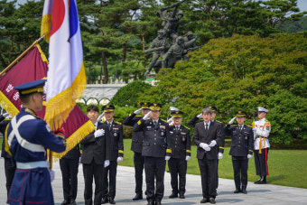 일산소방서, 국립서울현충원서 순직 소방공무원 추모