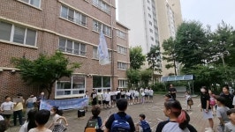 안산 슬기초등학교, 등굣길 학교폭력예방캠페인