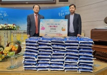 안산시 사이동 소망의교회, 쌀500㎏·장학금 240만원 사이동 행정복지센터에 기탁