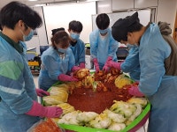 안산 부곡고등학교 텃밭동아리, 부곡종합복지관에 김치 나눔