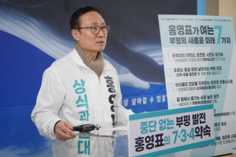 [4·10 총선현장] 새로운미래 홍영표 의원 부평구 을 출마 선언, 