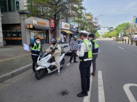 동두천경찰, 이륜차 불법개조 합동단속…16건 적발
