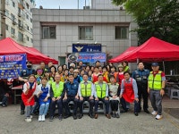 삼산경찰서 중앙지구대 생활안전협의회, 가정의 달 맞아 짜장면 나눔 행사