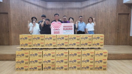 경기장애인부모연대 안산지회, 안산시 고려인 재외동포 장애인 가정에 컵라면 35박스 전달