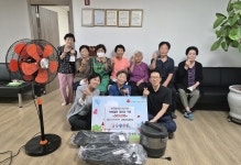 한국마사회 안산지사, 선부1동 이편한세상 경로당에 후원금 전달