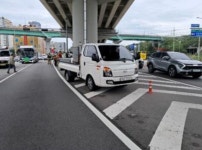 용인 신갈 TG 사거리 인근 4중 충돌