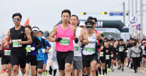 [포토] 온 가족이 함께하는 마라톤 제12회 정서진·아라뱃길 전국마라톤대회