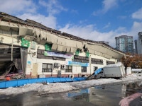 안양농수산물도매시장 청과동 지붕 폭설로 붕괴