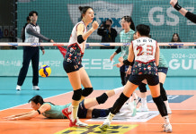 1위 흥국생명 숨통 조인 현대건설, GS칼텍스 꺾고 승점 동률…승수 부족 2위