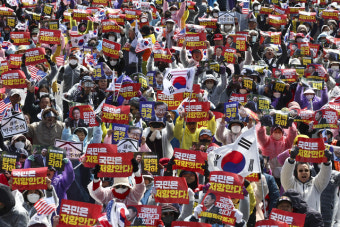 주말 대규모 탄핵 찬반 집회...