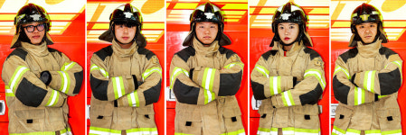 [포토] 인천 대표 소방! 우리는 검단소방대원!