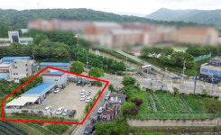 학교 앞에 야적장?…학생 안전 뒷전