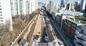 [르포-굴포천 물맞이 행사] 30년 만의 물길 귀환…시원한 물줄기 콸콸