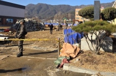 [포토] 포천 초등학교 공사장서 폭탄 발견⋯군, 정밀 조사