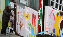 [포토] 동화마을 벽화 재단장