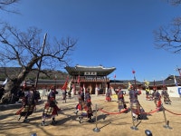 수원 화성행궁 신풍루 앞 무예24기 공연 재개