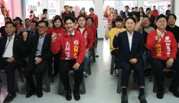 국힘 김성호 인천시의원 후보, 선거사무소 개소…본격 선거전 돌입
