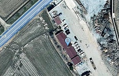 군산 폐기물 재활용업체서 화재 발생…건물 전소