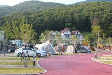 한국의 나폴리에서 겨울 캠핑을...학동자동차야영장