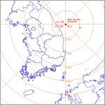 동해시 동북동쪽 58km 부근해역서 규모 2.1의 지진 발생…오늘만 세번째