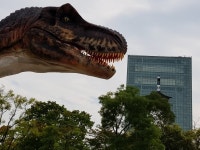 경주엑스포공원에 공룡이 나타났다