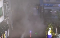 수원 복합상가 불로 46명 부상…2시간만에 진화