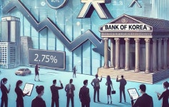 한은, 기준금리 3→2.75% 인하… 성장률 1.9→1.5% 하향