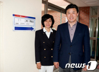 [투표 현장] 경남 양산 윤영석 후보 