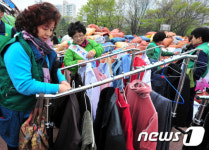 녹색생활 실천 재활용 의류 모아 사랑을 나눠요!