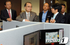 게임센터 방문한 박재완 장관